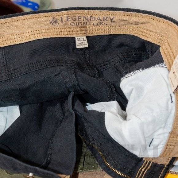 Black Men's stretch Canvas pant Legendary Outfitters - Picture 11 of 12